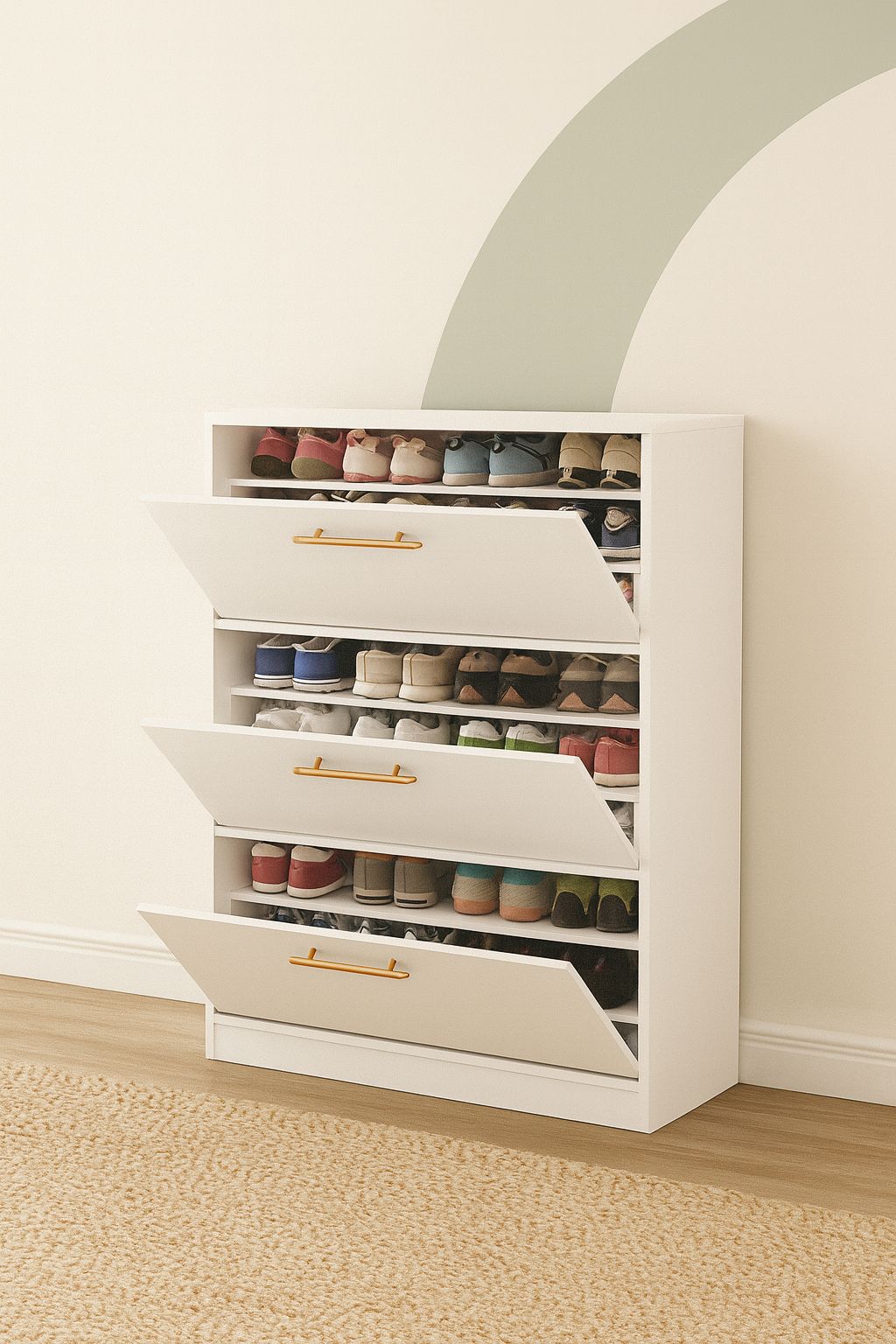 Zapatera Sinbal 36 pares color Blanco