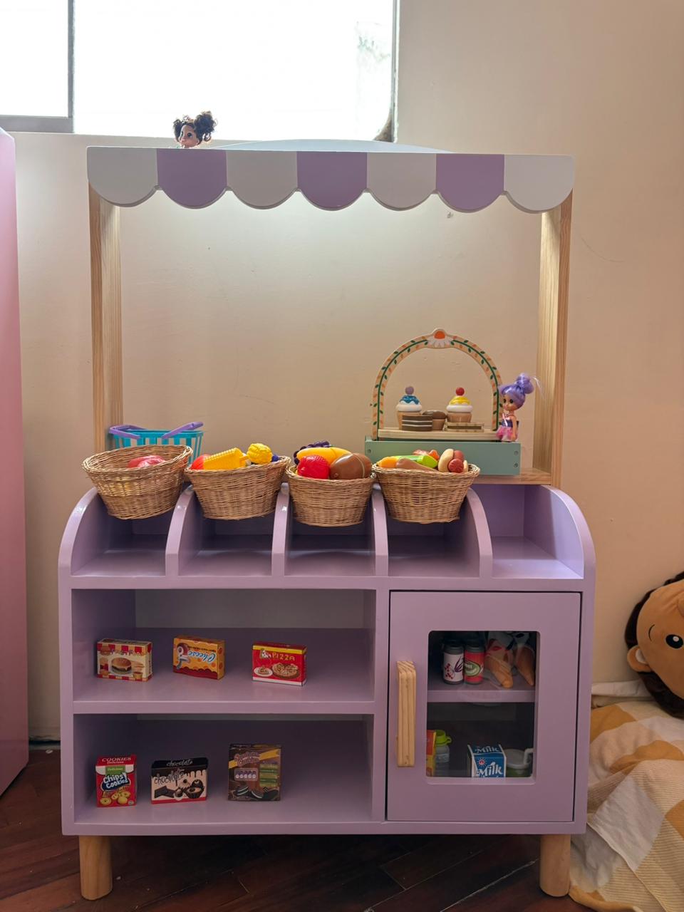 Puesto de Mercado con techo de toldo